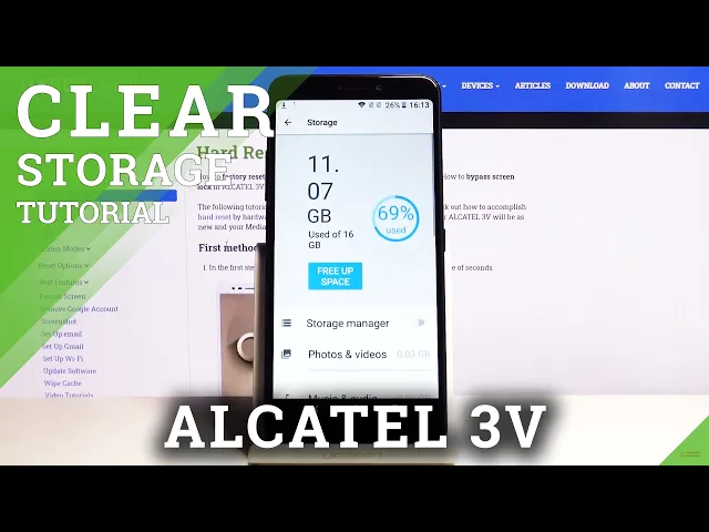 Video thumbnail for How to Clean Storage in ALCATEL 3V – Speed Up System