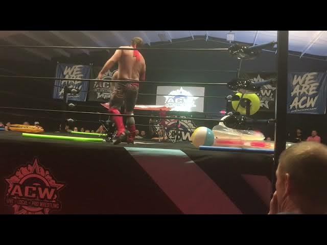 Video thumbnail for No disqualification match at ACW at tanners today