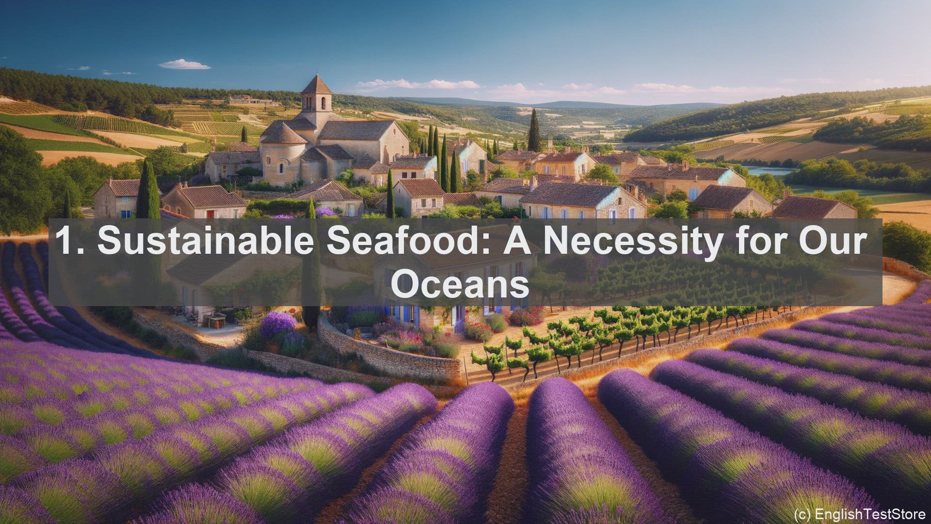 'Video thumbnail for Top 10 Sentences for Understanding Sustainable Seafood Practices'