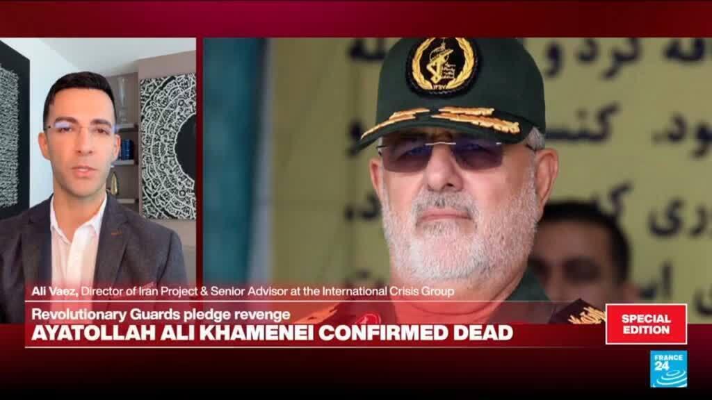 Video thumbnail for Khamenei confirmed dead: Iran's Revolutionary Guards pledge revenge