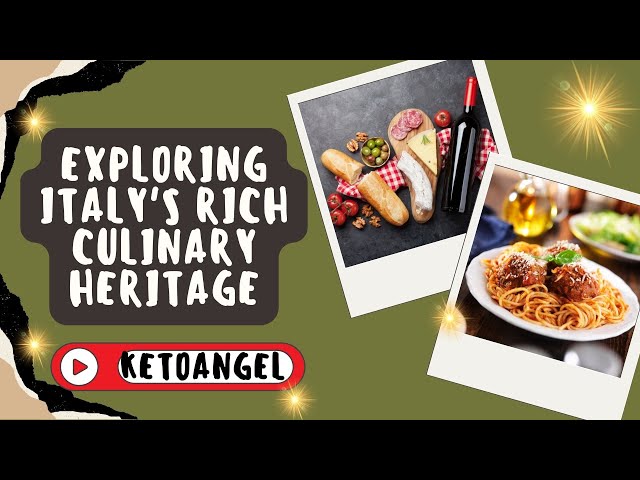'Video thumbnail for Exploring Italy's Rich Culinary Heritage: A Gastronomic Journey'