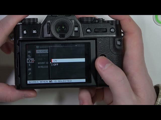 Video thumbnail for How to Enable & Disable Flicker Reducion on Fujifilm X T30?