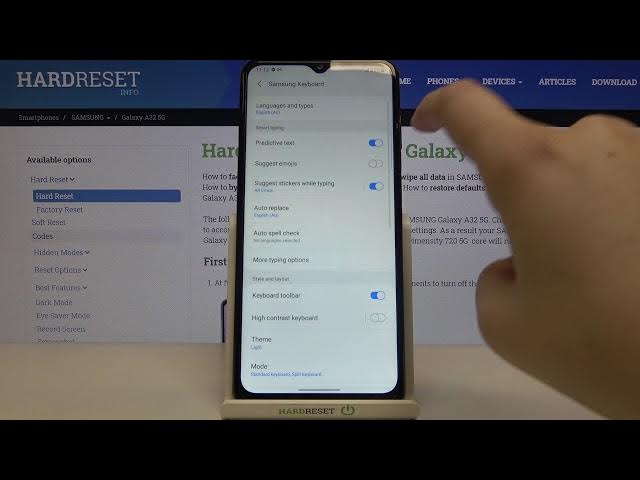 Video thumbnail for How to Turn On Emoji Suggestion in Samsung Galaxy A32 5G - Replace Words with Emojis