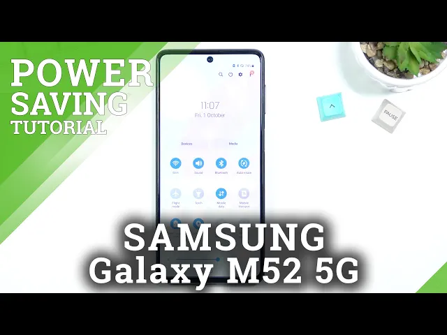 Video thumbnail for How to Turn On / Off Power Saving Mode on SAMSUNG Galaxy M52 5G - Save Battery Life
