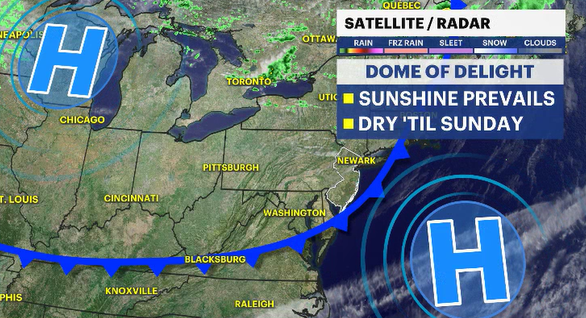 Video thumbnail for Stellar weather through Saturday, then showers show up for Sunday