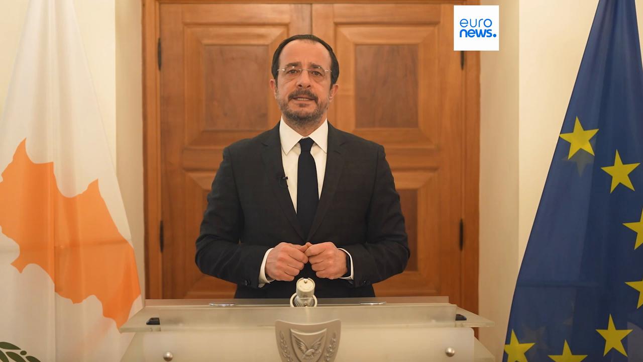 Video thumbnail for UK military base in Cyprus targeted by drones as Iran's retaliation widens