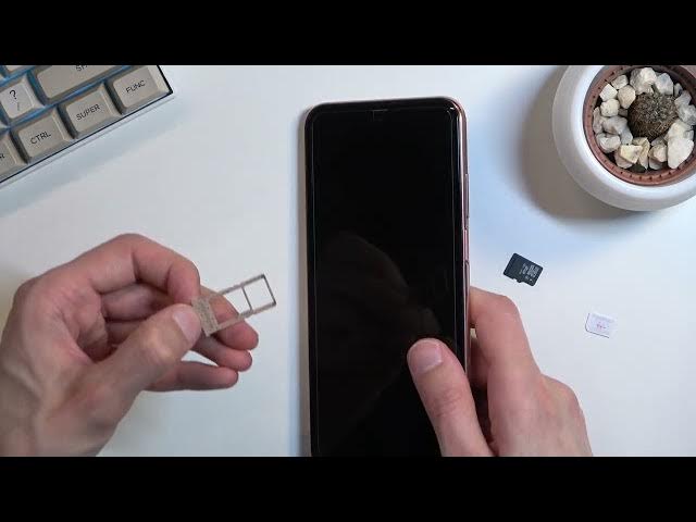 Video thumbnail for How to Insert SIM and SD Card into NOKIA X20 - Slot For SIM and SD Card