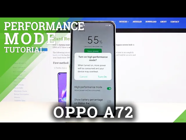 Video thumbnail for How to Activate High Performance Mode in OPPO A72 – Maximize Display