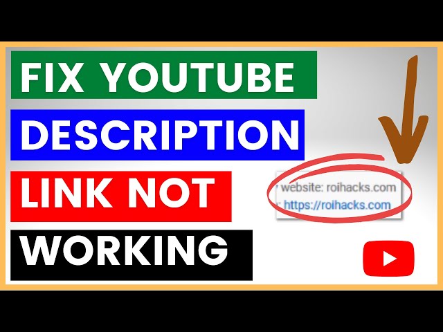 Video thumbnail for How To Fix YouTube Description Link Not Working? [in 2025]