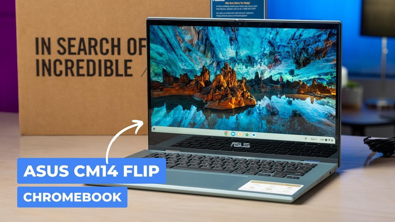 Video thumbnail for ASUS Chromebook CM14 Flip Unboxing: Affordable, Slim, and Surprisingly Good