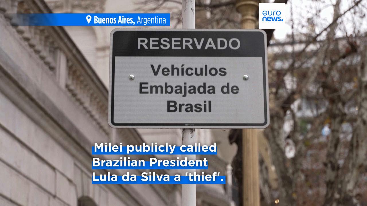 Video thumbnail for Brazil - Argentina diplomatic relations downgrade to 'Chargé d'Affaires'