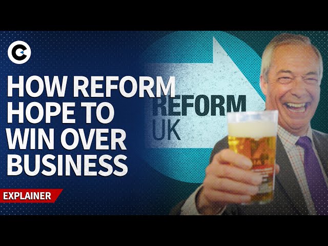 Video thumbnail for Inside Nigel Farage's strategy to win over businesses