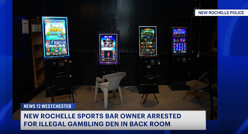 Video thumbnail for Police: Illegal gambling devices seized from New Rochelle bar; owner arrested