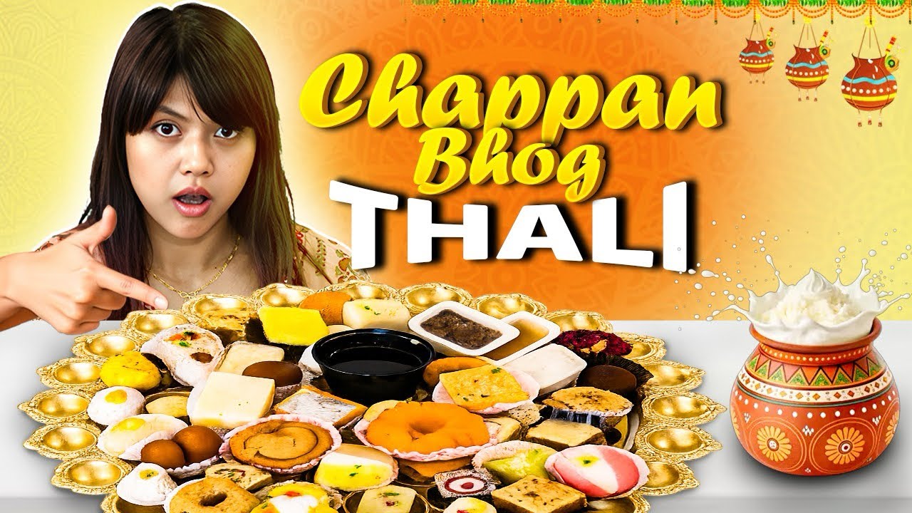 'Video thumbnail for Janmashtami Special Chaapan Bhog Thali at Chaashni | 56 Mithai Feast for Krishna Janmashtami'