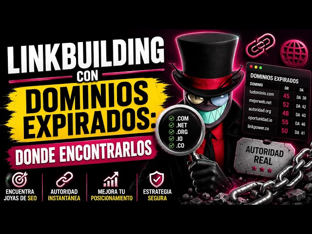 Video thumbnail for Curso Linkbuilding con dominios expirados: Introducción