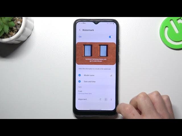 Video thumbnail for How to Set Up Watermark on Samsung Galaxy A03 - Customize Photo Watermark