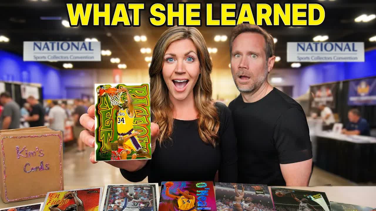 Video thumbnail for The Geoff Wilson Show: Kim Wilson's Shaq Card Collection Journey at The National