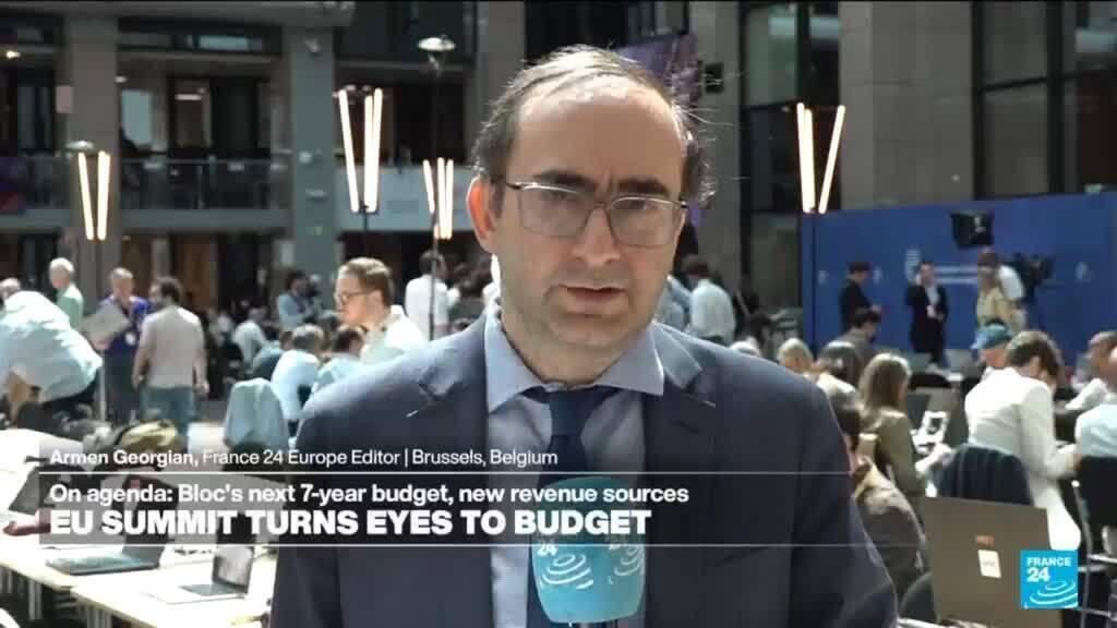 Video thumbnail for EU leaders discuss Ukraine membership and next multi-billion euro budget