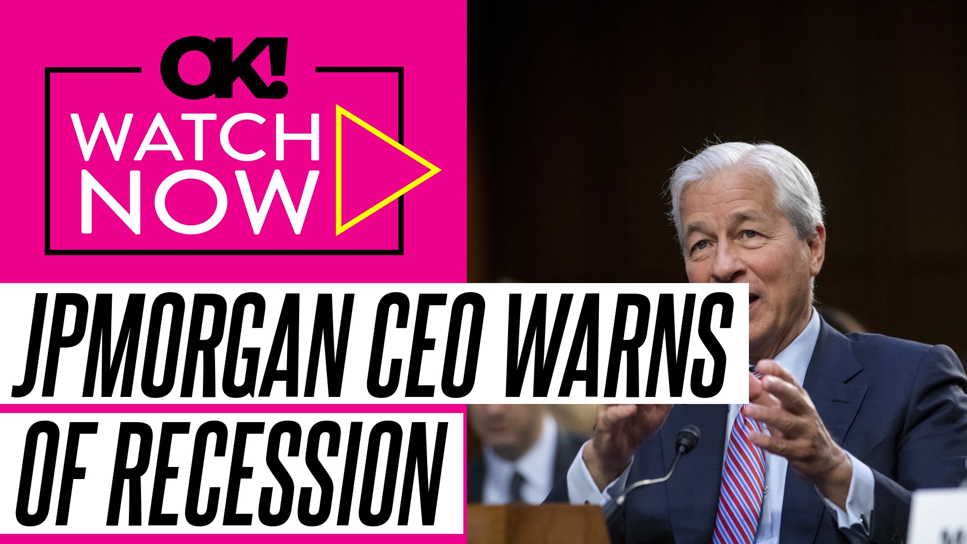 Video thumbnail for JPMorgan's Jamie Dimon Sounds Alarm: U.S. Economy on the Brink of Deterioration