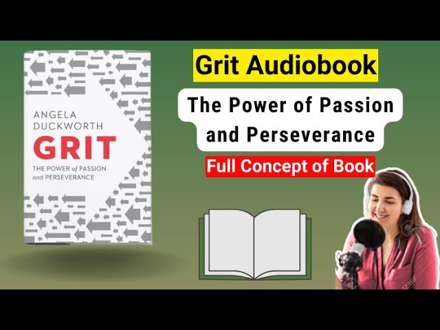 'Video thumbnail for Grit The Power of Passion and Perseverance by Angela Duckworth'