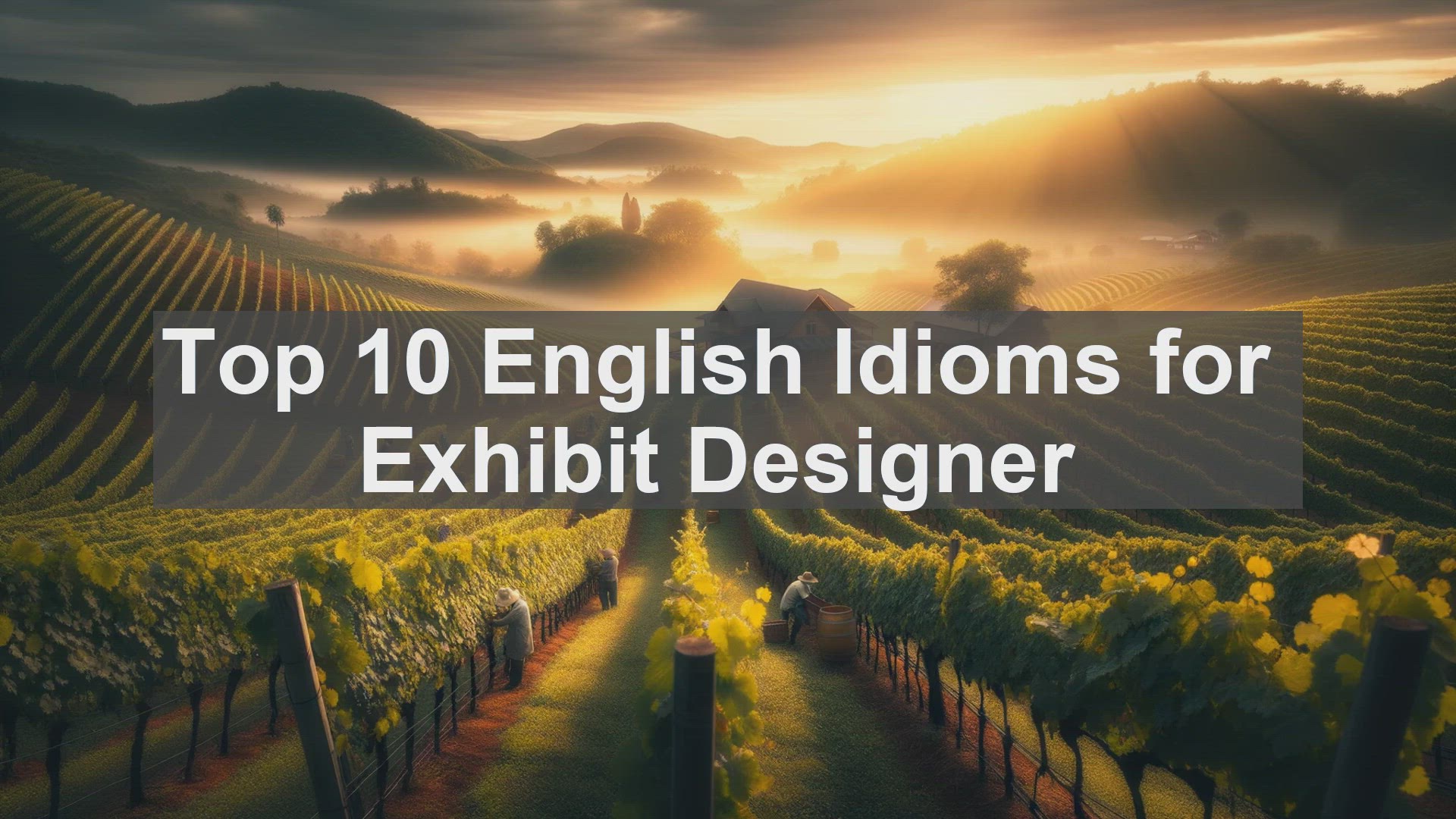 'Video thumbnail for Top 10 English Idioms for Exhibit Designer'
