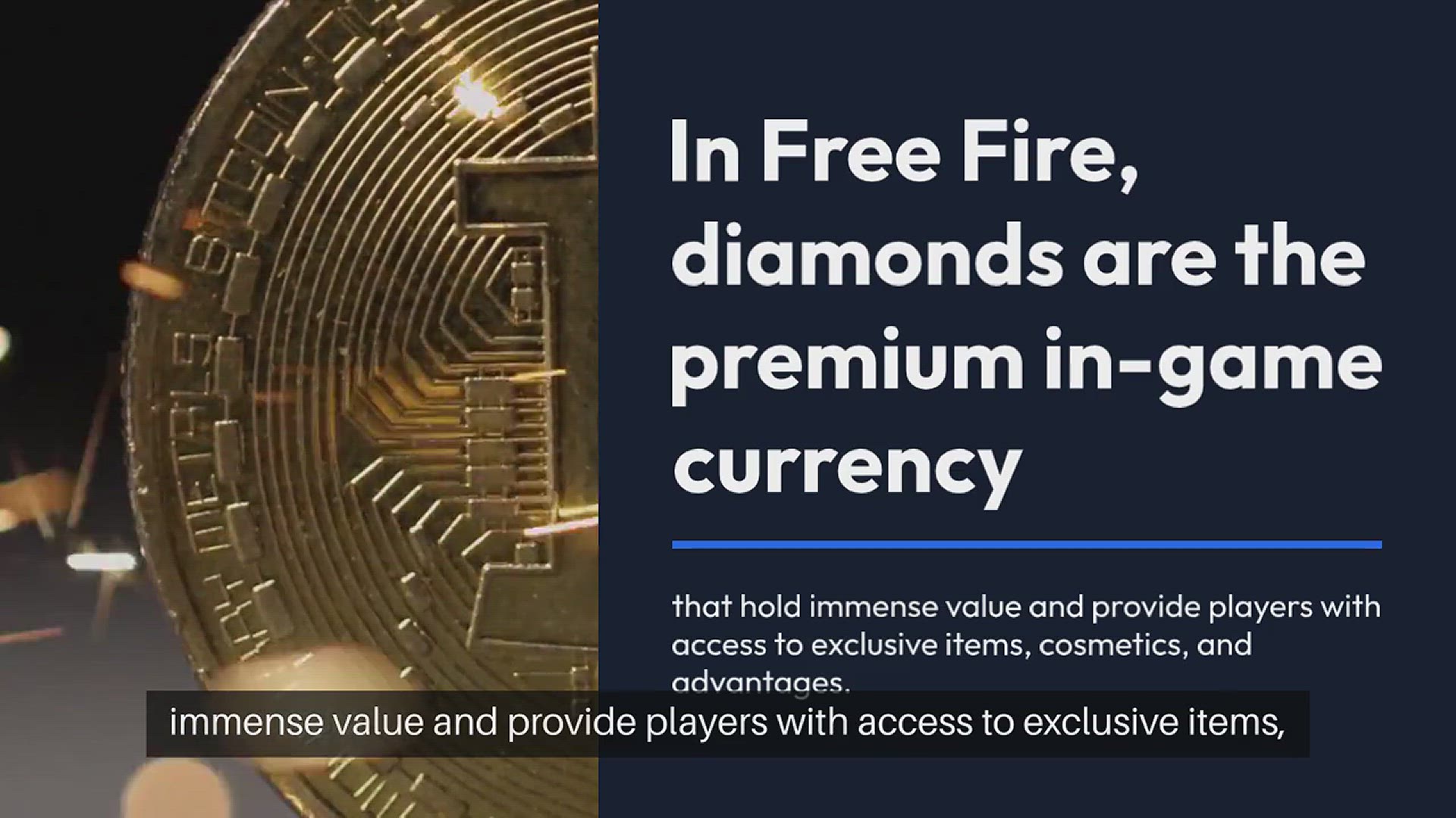 Video thumbnail for Free Fire Diamonds
