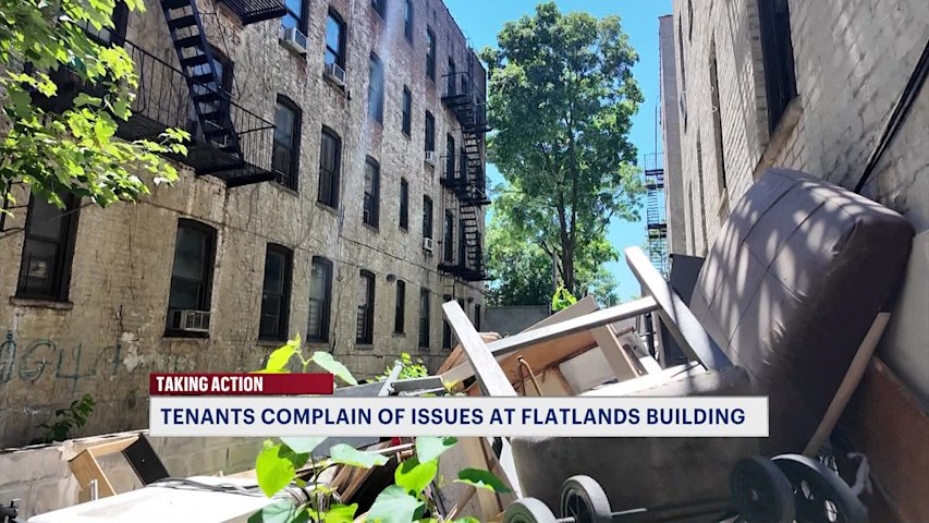 Video thumbnail for Tenants complain of multiple issues at Flatlands apartment building