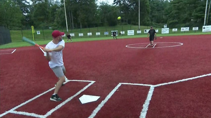 Video thumbnail for Syosset-Woodbury Park softball game benefits Blood Cancer United