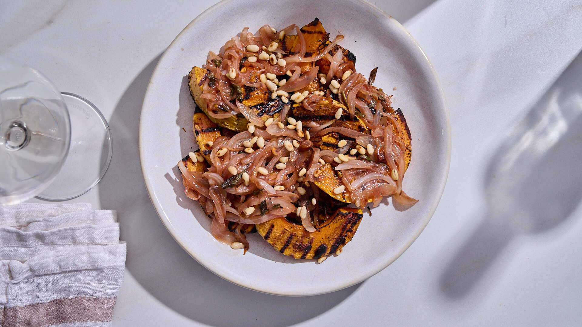 Video thumbnail for Grilled Butternut Squash Agrodolce Recipe