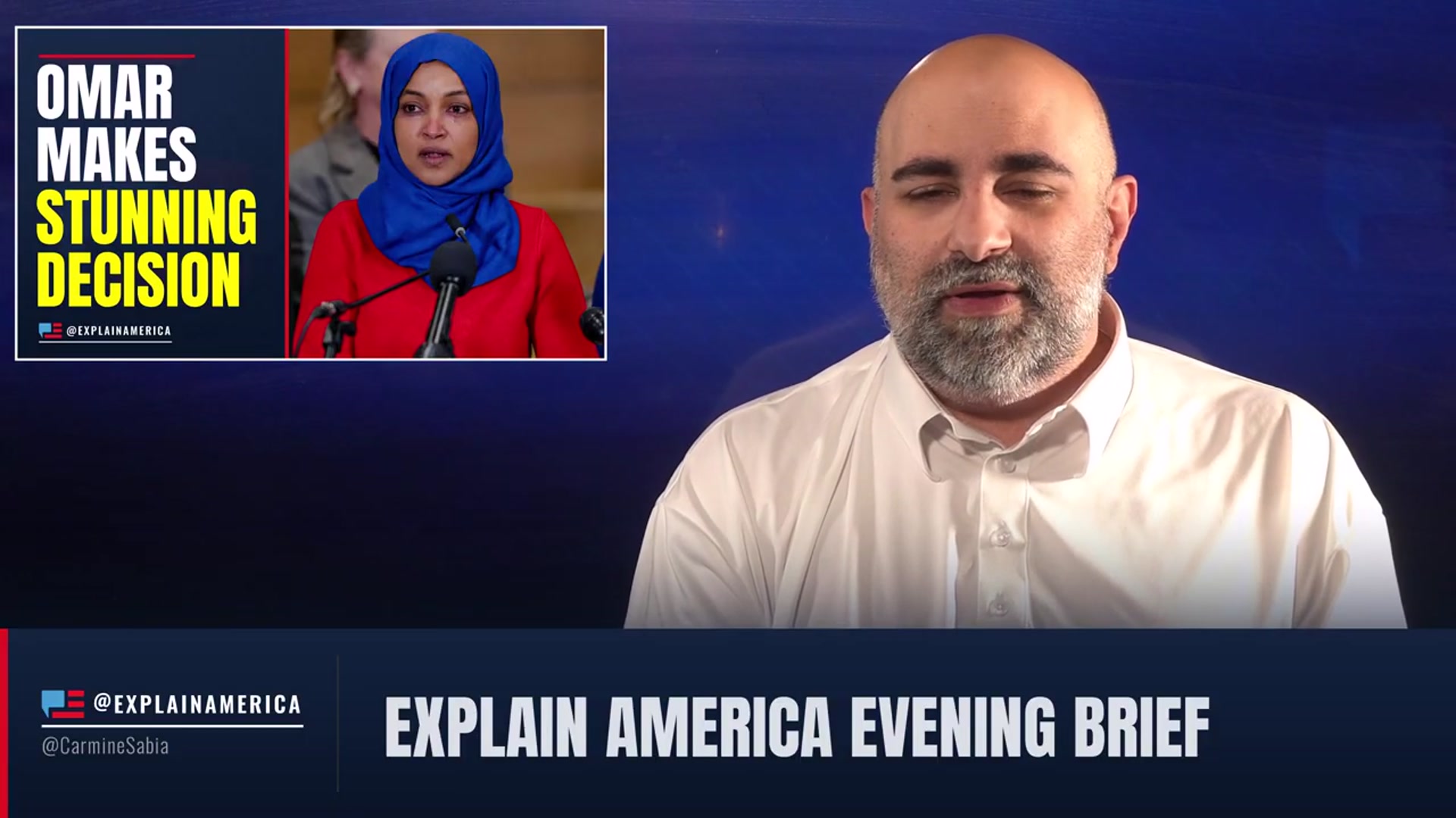 Video thumbnail for ‘I WILL GO’ — Ilhan Omar Stuns Nation with Announcement