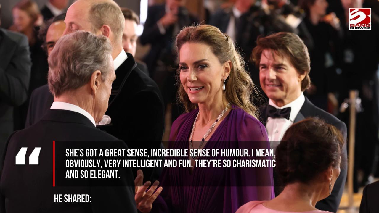 Video thumbnail for Tom Cruise 'respects' the Prince and Princess of Wales.