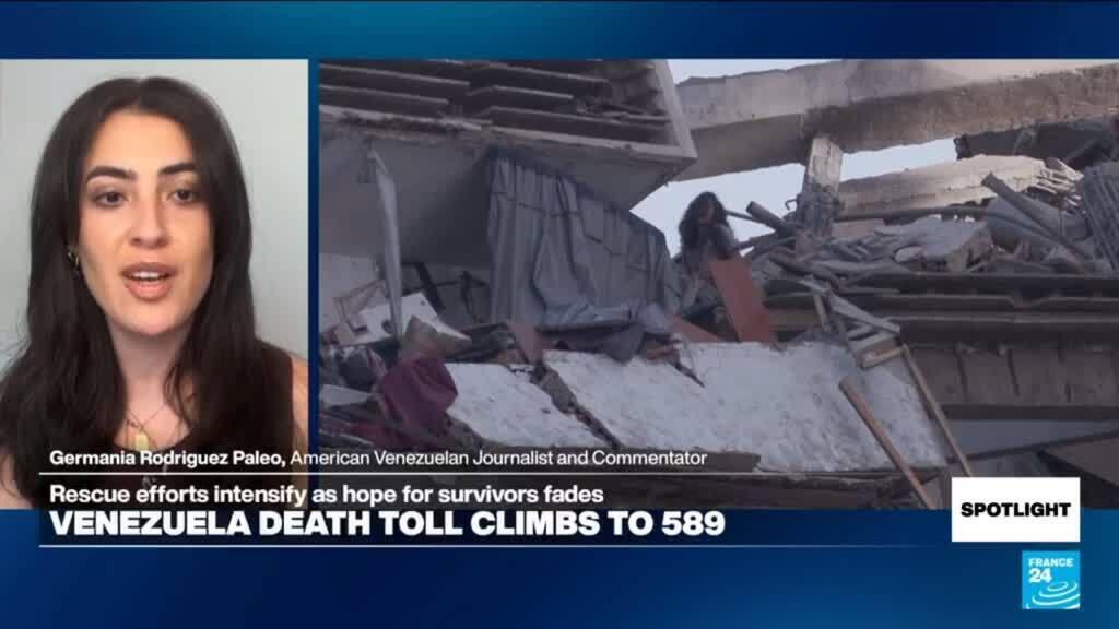 Video thumbnail for Venezuela deadly earthquake: 'Countless lives lost that in a normal country would have been rescued'