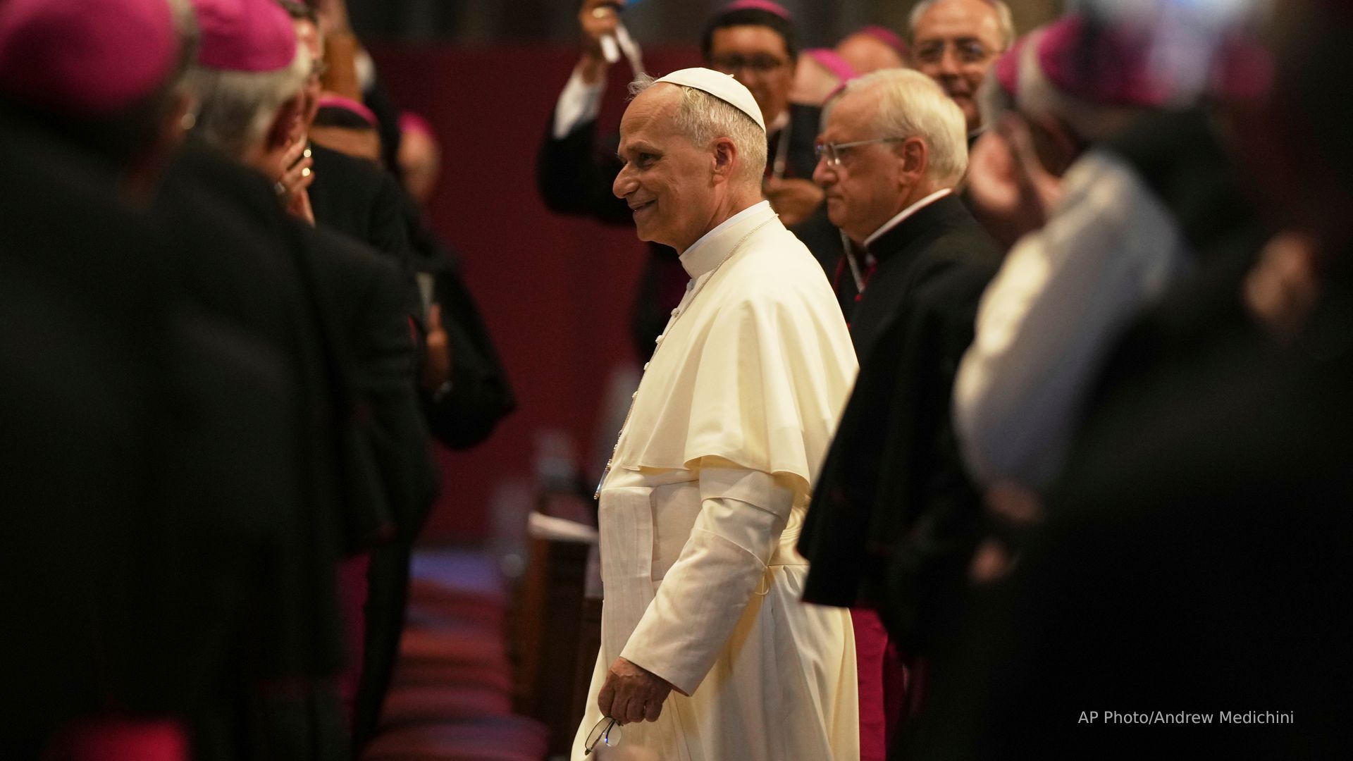 Video thumbnail for Pope Leo tells priests to take ‘firm and decisive’ action on sex abuse