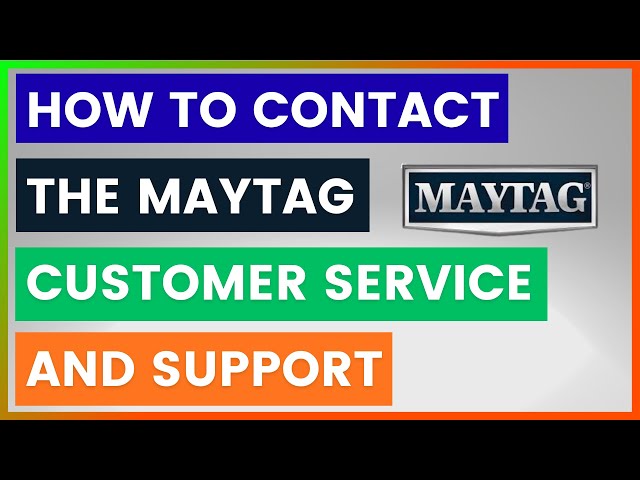 Video thumbnail for How To Contact The Maytag Customer Service And Support? [in 2025]