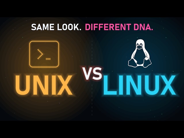 Video thumbnail for Unix vs Linux: What's the Real Difference?