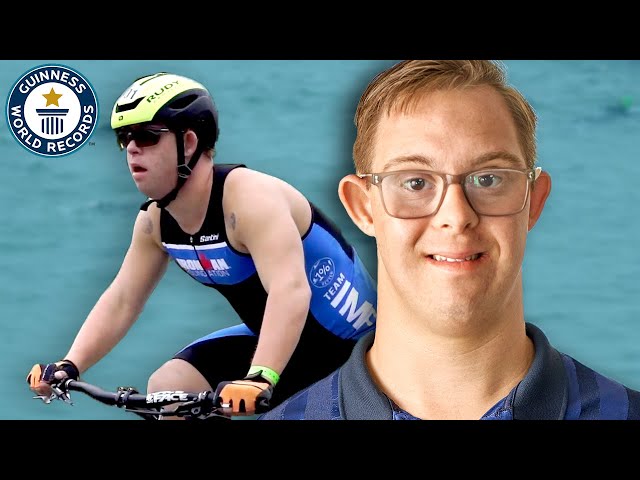 'Video thumbnail for First IRONMAN® athlete with Down's syndrome '