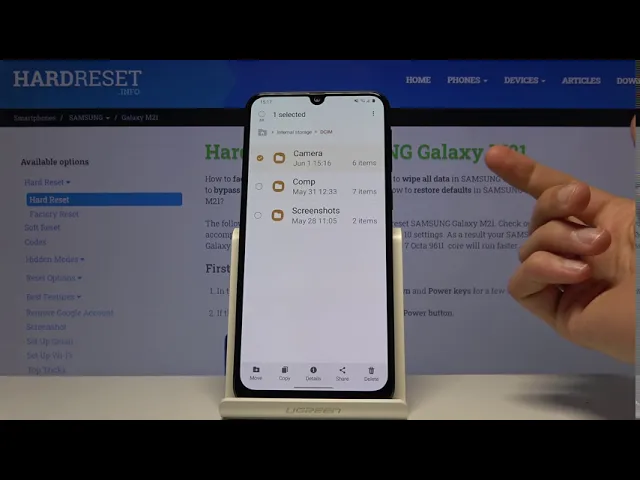 Video thumbnail for How to Transfer Files in Samsung Galaxy M21 - Move Data