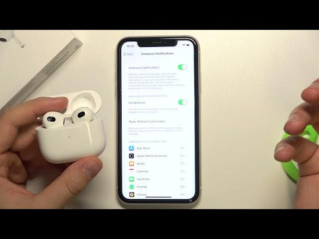 Video thumbnail for How to Enable / Disable AirPods 3 Siri Announce Notifications? Set Up Notifications on AirPods 3