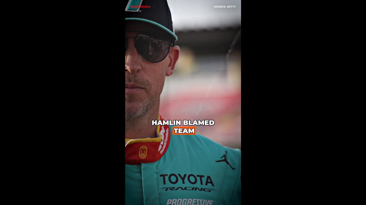 Video thumbnail for Denny Hamlin Blames Team Penske After Ryan Blaney NASCAR Clash