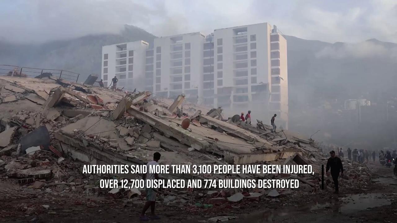 Video thumbnail for Venezuela Earthquake Death Toll Nears 1,500.