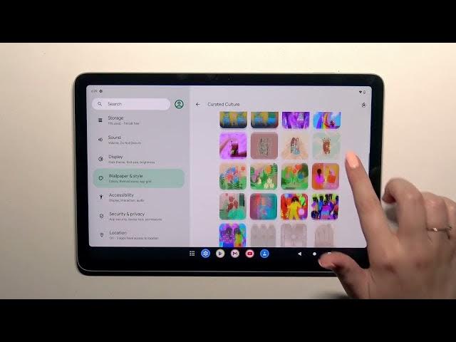Video thumbnail for How to Change Wallpaper on GOOGLE Pixel Tab?