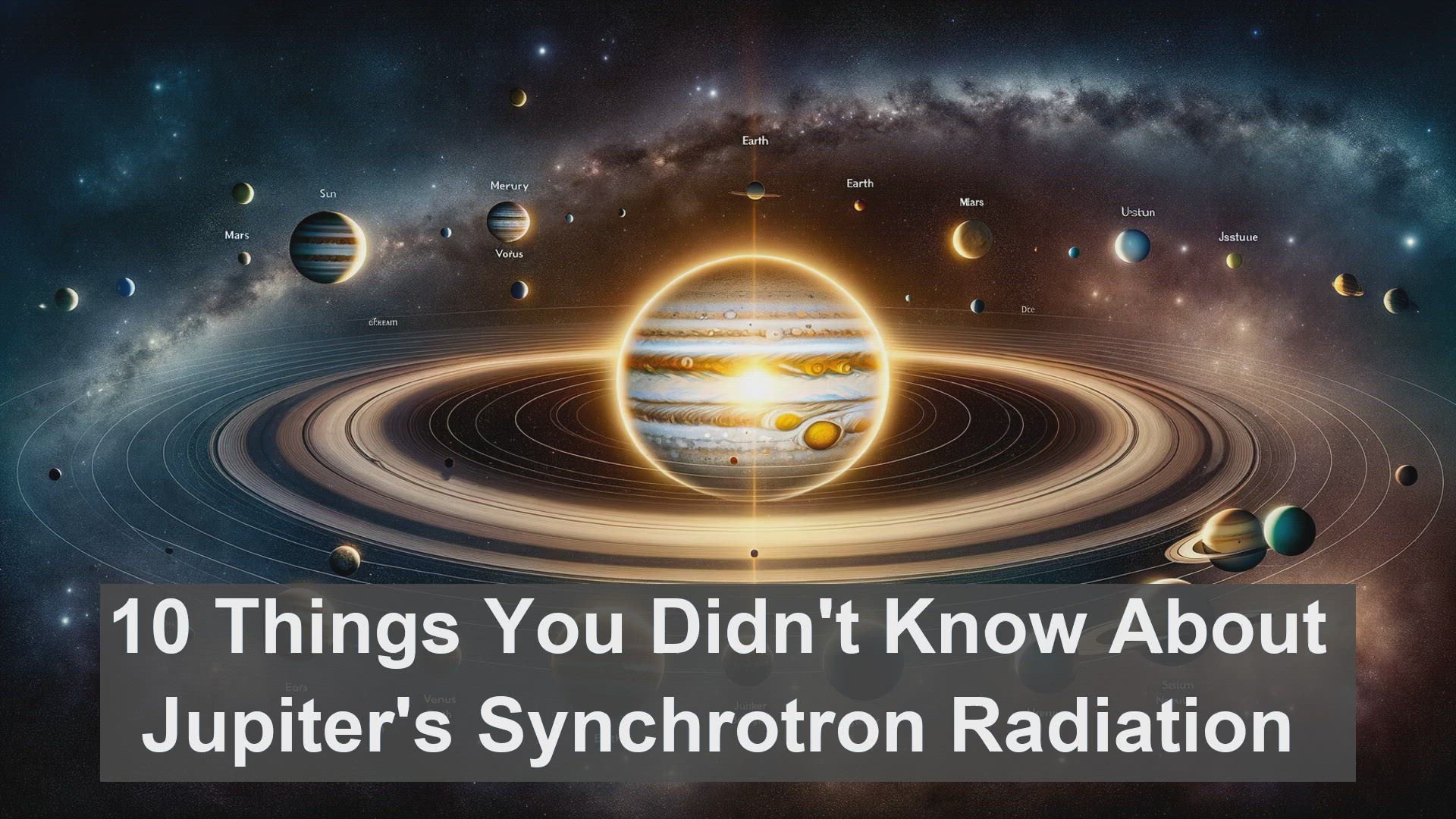 'Video thumbnail for 10 Things You Didn't Know About Jupiter's Synchrotron Radiation'