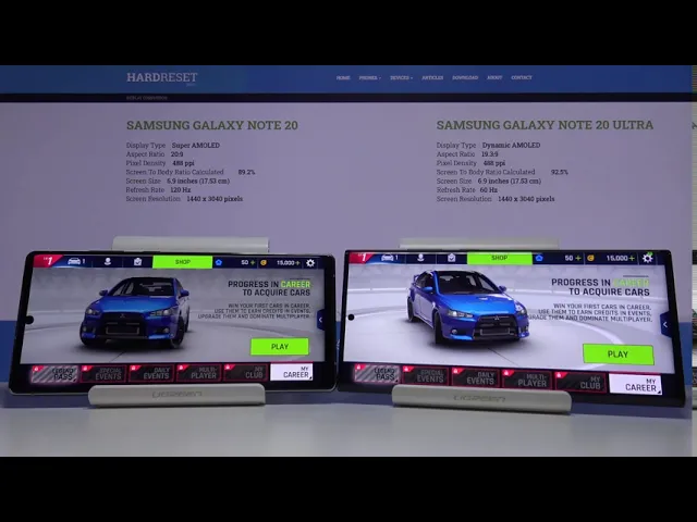 Video thumbnail for Refresh Rate Comparison Samsung Galaxy Note 20 vs Samsung Galaxy Note 20 Ultra – Display Comparison
