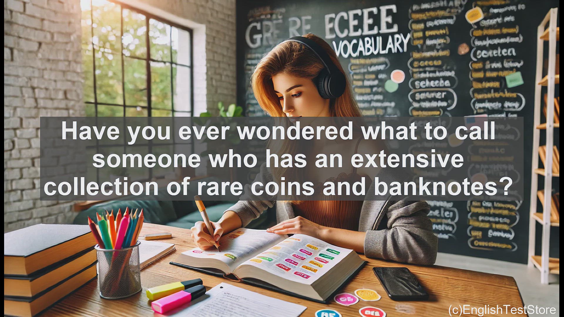 'Video thumbnail for GRE Vocabulary Lesson: Exploring the World of Numismatists - Collectors of Rare Coins and Currency'