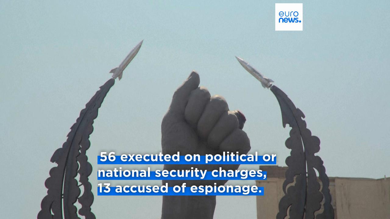Video thumbnail for Iran executed at least 900 people since January, rights group says