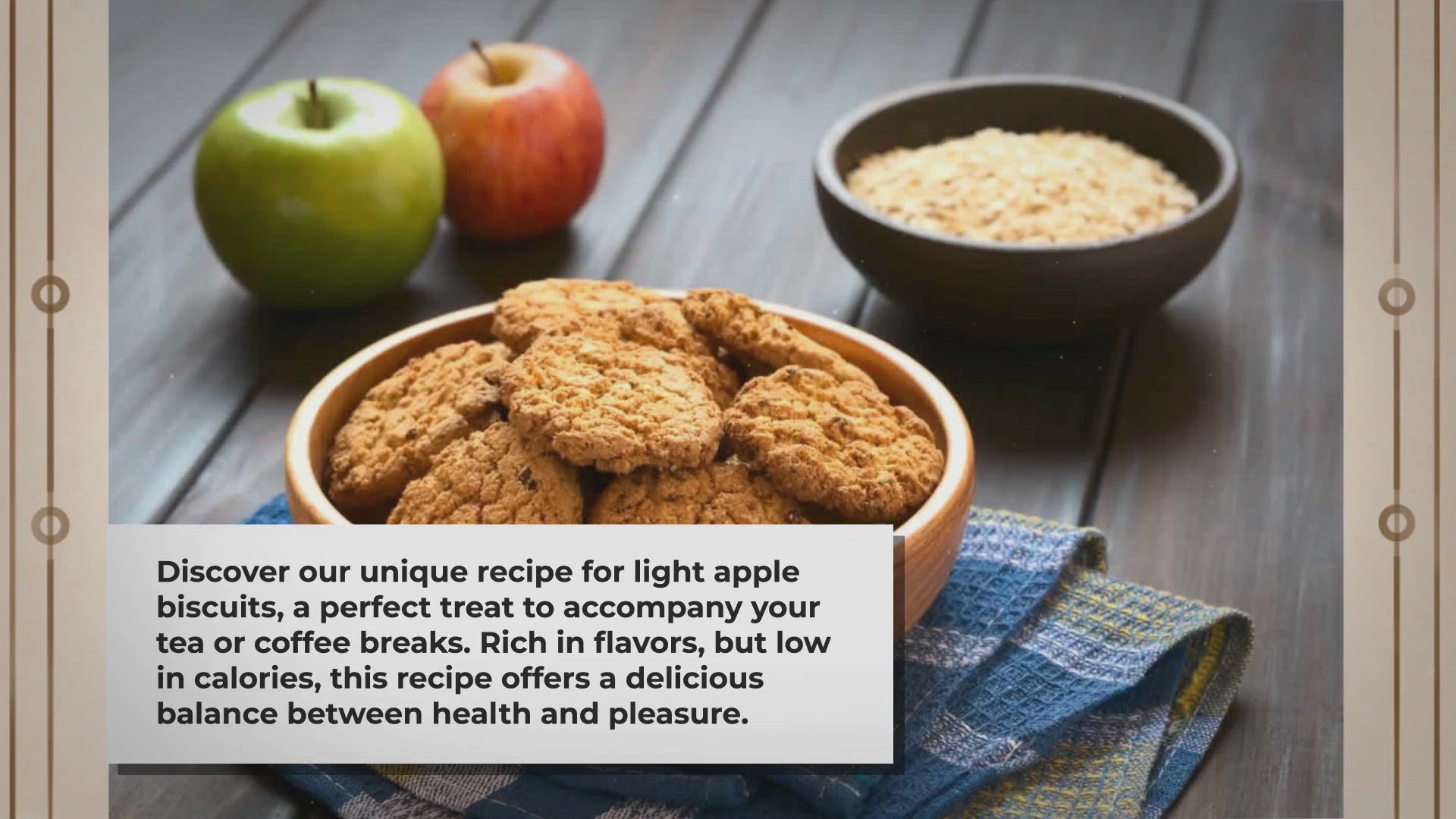 Video thumbnail for Biscuits légers aux pommes : Une douceur légère et irrésistible