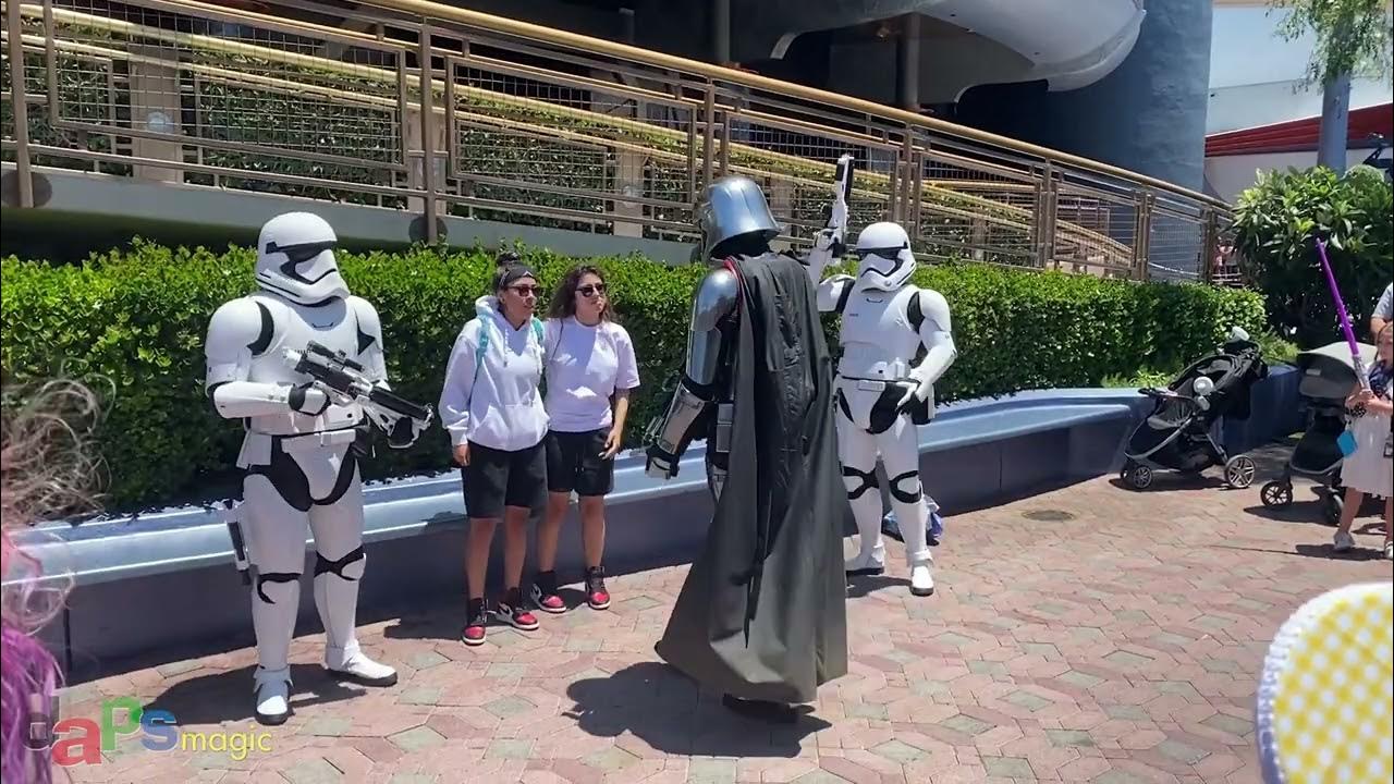 'Video thumbnail for Captain Phasma in Tomorrowland at Disneyland on June 12, 2022'