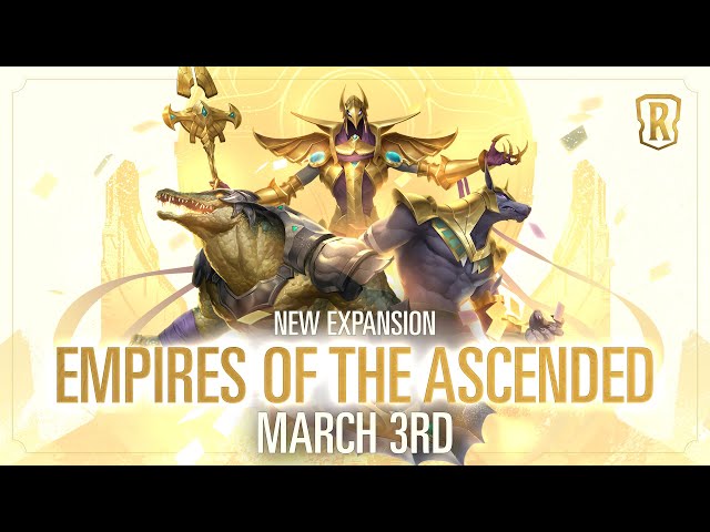 Video thumbnail for Every Champion reveal video from Legends of Runeterra Empires of the Ascended expansion