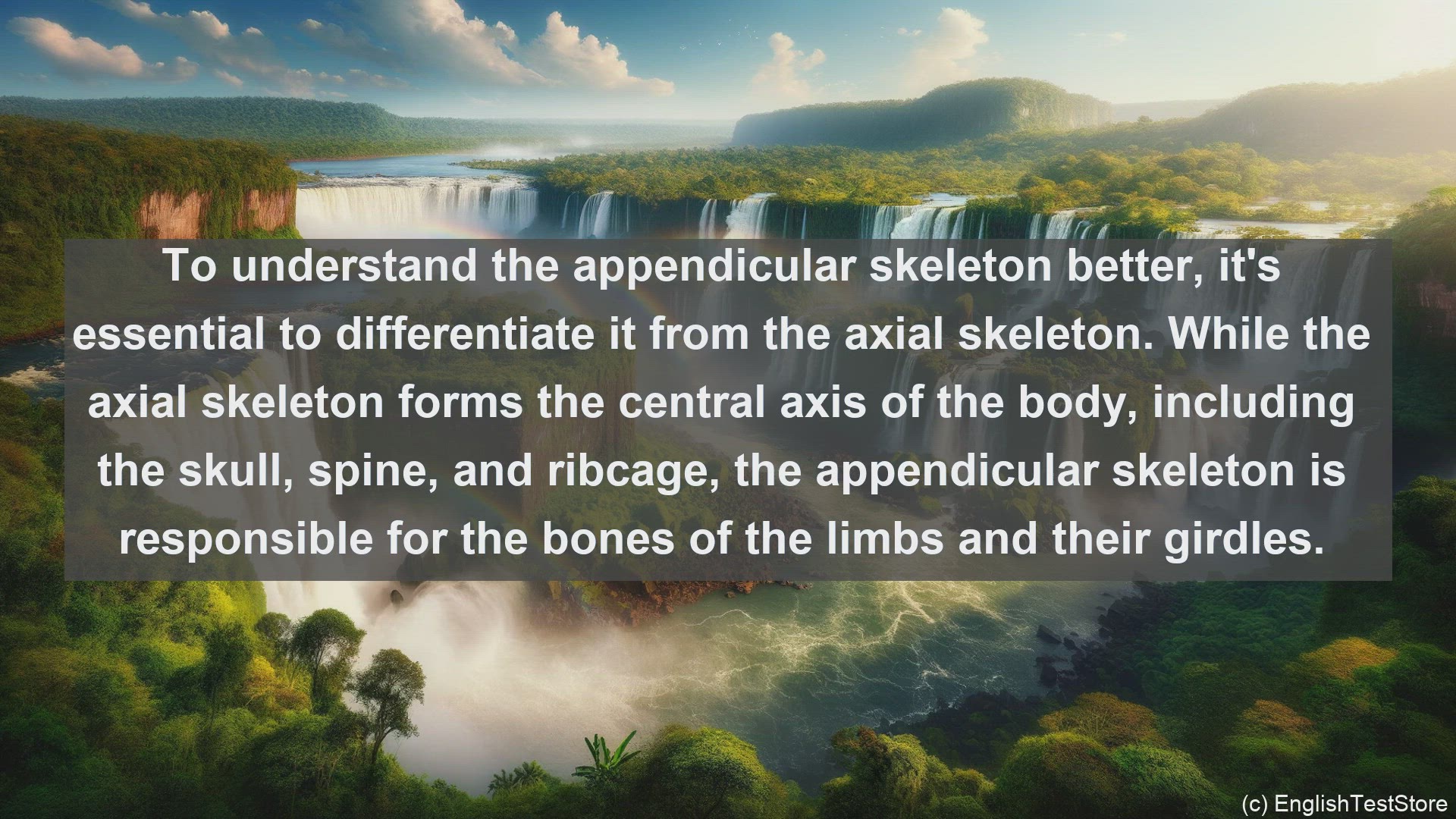 'Video thumbnail for Appendicular skeleton in science  definition and examples'