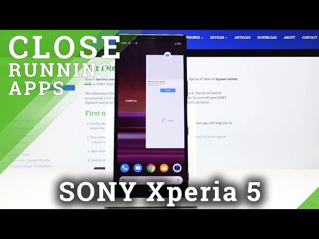 Video thumbnail for How to Turn Off Running Apps in SONY Xperia 5 - Disable Background Apps